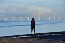 Chegada a Manaus, no Amazonas. Ao fundo, a enorme ponte que cruza o Rio Negro